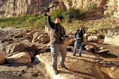 La Rioja province canyon documentary shooting. Inspire2 drone