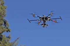 Coaxial drone, Buenos Aires province land survey